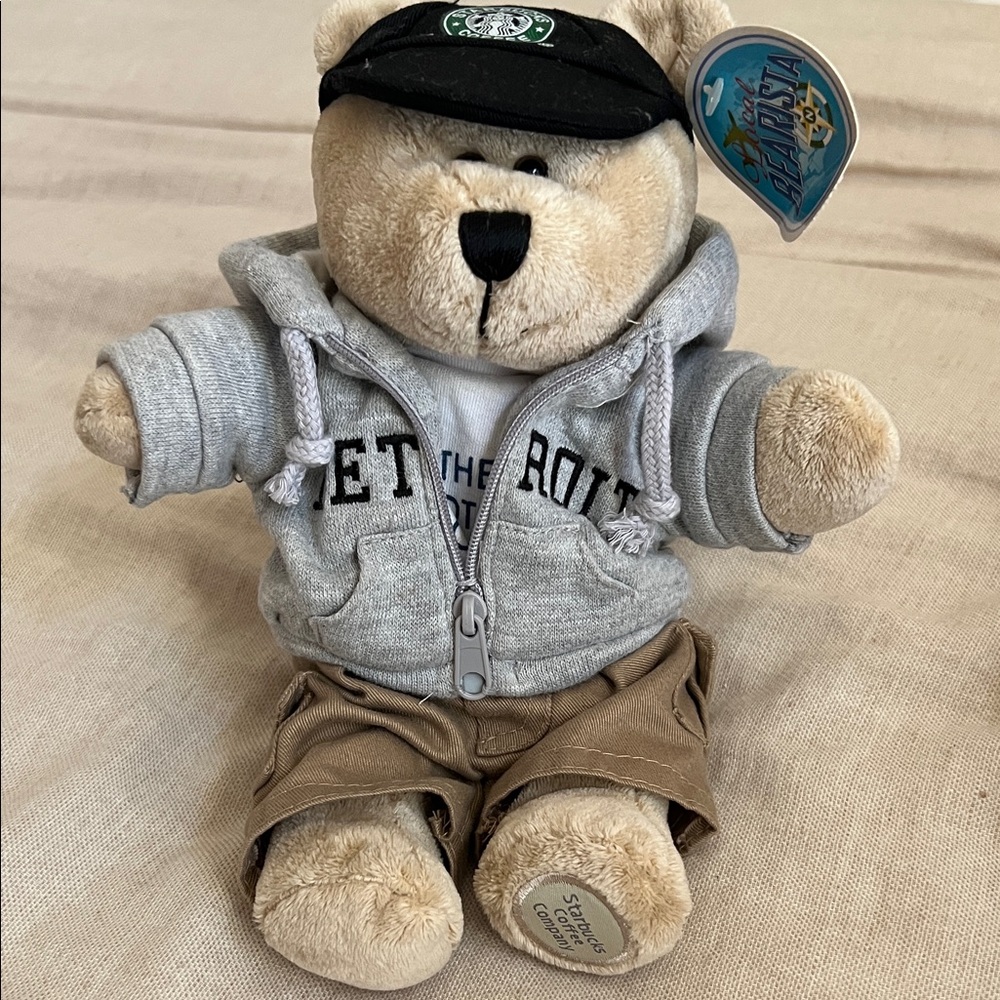 NWT Starbucks Bearista “Detroit” Special Edition.